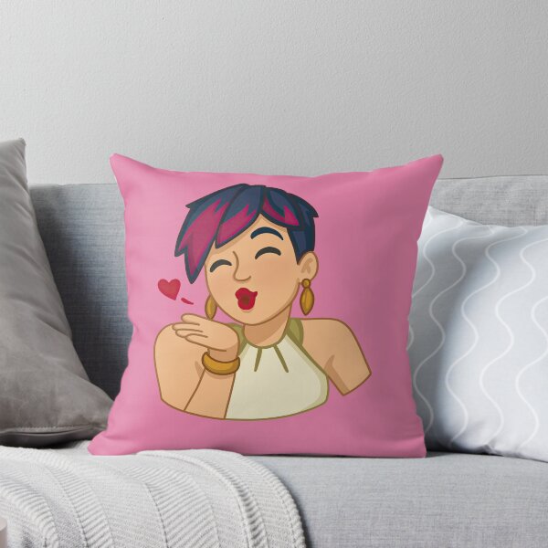 Item preview, Woman Blowing a Heart Kiss designed and sold by SunnyBunnyHome.