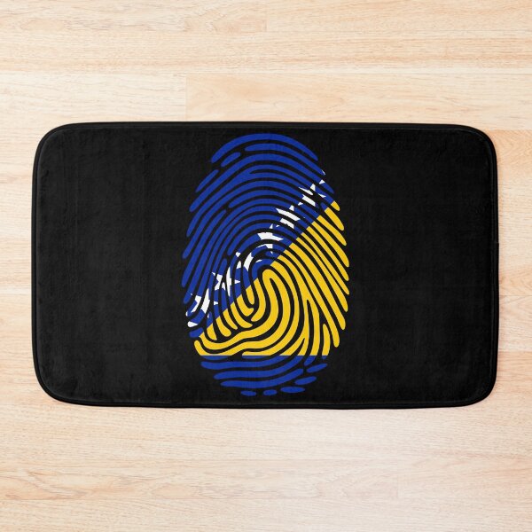 Item preview, Bosnia and Herzegovina Flag Fingerprint Identity  designed and sold by NTGUILTY.