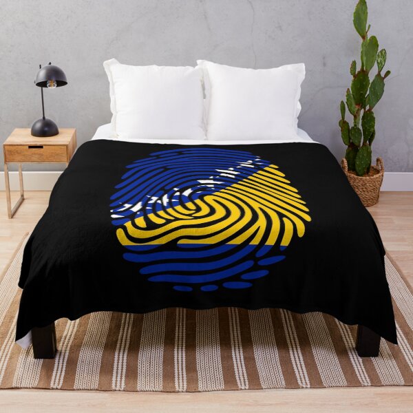 Item preview, Bosnia and Herzegovina Flag Fingerprint Identity designed and sold by NTGUILTY.