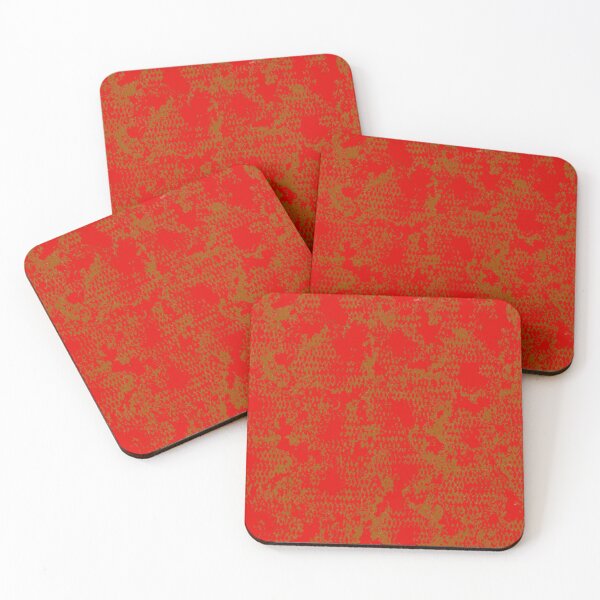 Item preview, Modern Distressed Python Print Pattern | Red & Brown designed and sold by Frohyou.