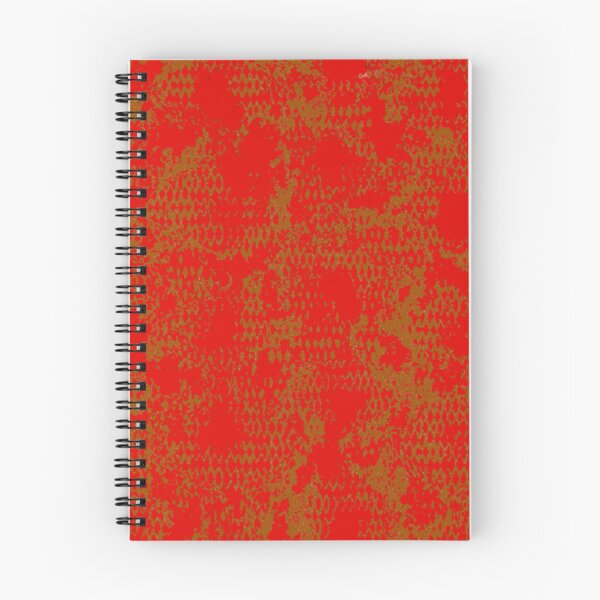 Item preview, Modern Distressed Python Print Pattern | Red & Brown designed and sold by Frohyou.