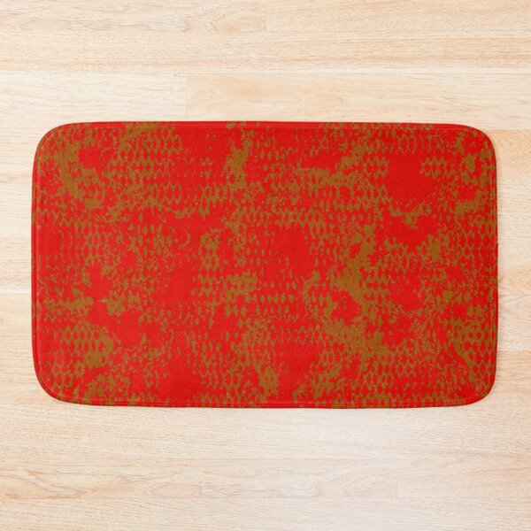 Item preview, Modern Distressed Python Print Pattern | Red & Brown designed and sold by Frohyou.