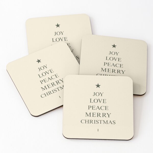 Item preview, Joy Love Peace Merry Christmas Word Tree designed and sold by GemsAnatomy.
