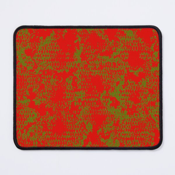 Item preview, Modern Distressed Python Print Pattern | Red & Chartreuse designed and sold by Frohyou.