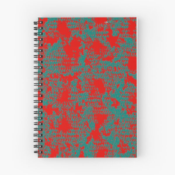 Item preview, Modern Distressed Python Print Pattern | Red & Teal designed and sold by Frohyou.