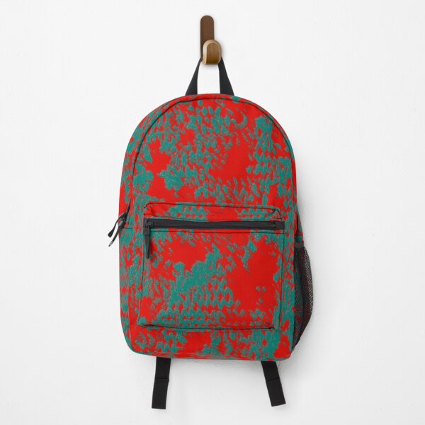 Item preview, Modern Distressed Python Print Pattern | Red & Teal designed and sold by Frohyou.