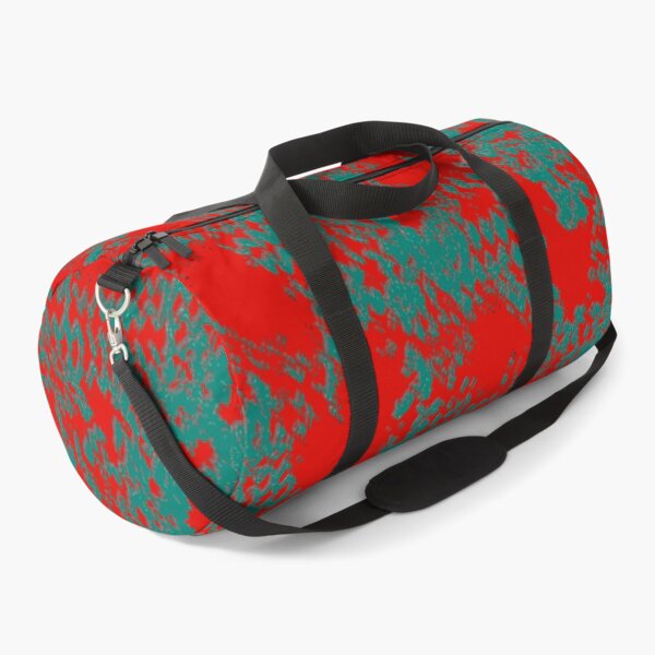 Item preview, Modern Distressed Python Print Pattern | Red & Teal designed and sold by Frohyou.