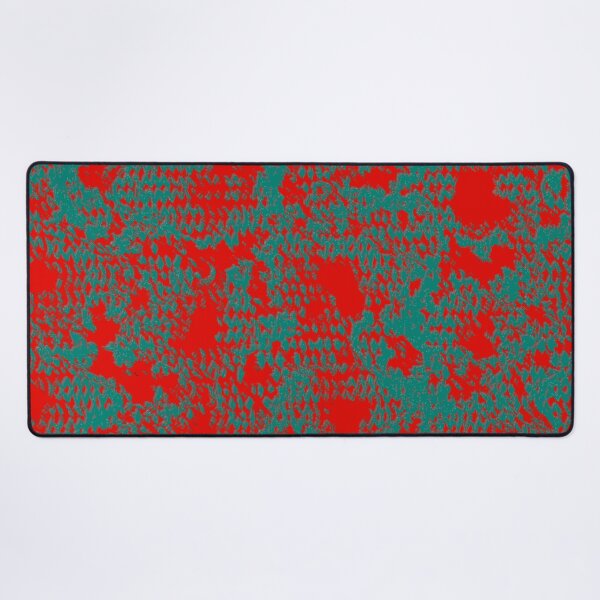 Item preview, Modern Distressed Python Print Pattern | Red & Teal designed and sold by Frohyou.