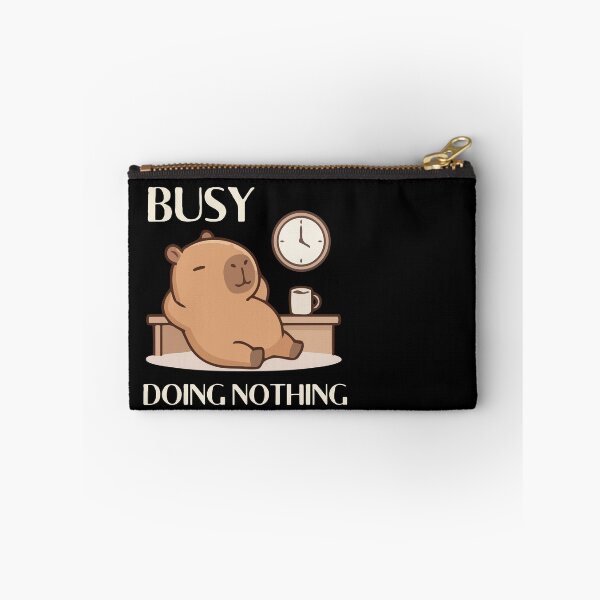 Item preview, Busy Doing Nothing Capybara designed and sold by monika-arthing.