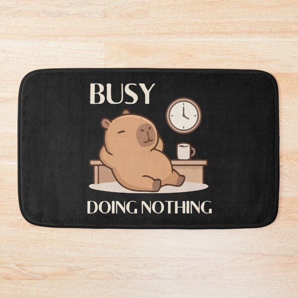 Item preview, Busy Doing Nothing Capybara designed and sold by monika-arthing.
