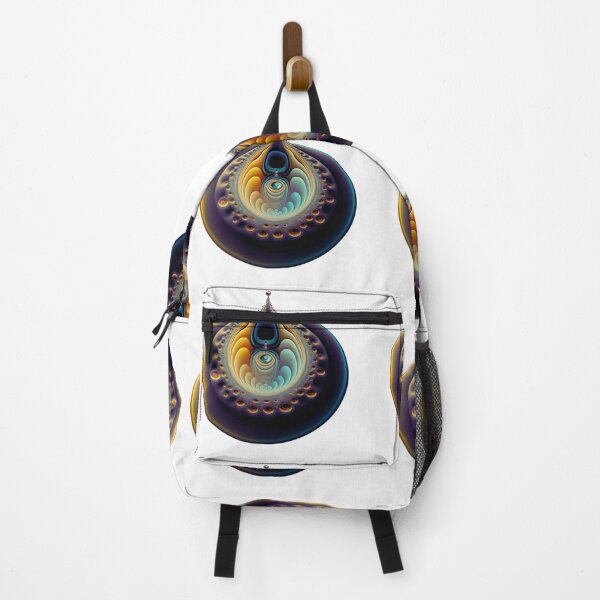 Item preview, Purple and Gold Fractal Drop Disc designed and sold by RAGANADesign.