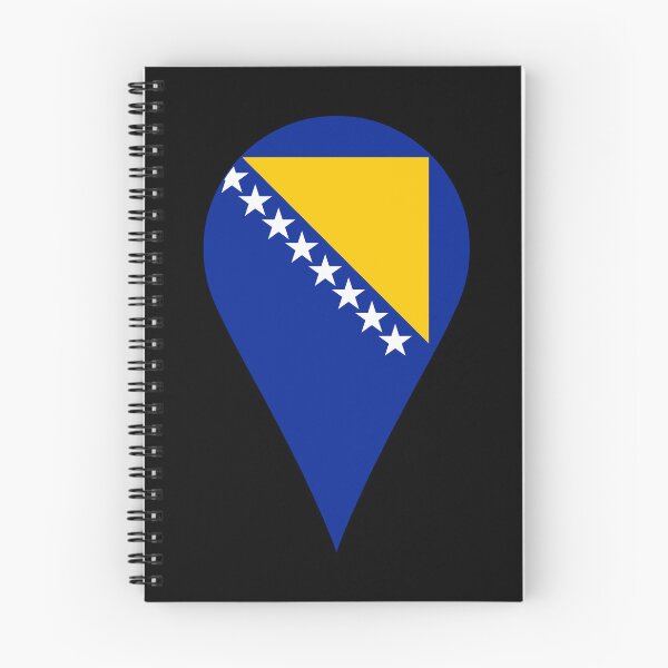 Item preview, Bosnia and Herzegovina Flag Location Pin Map Marker  designed and sold by NTGUILTY.