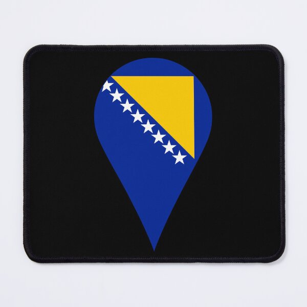 Item preview, Bosnia and Herzegovina Flag Location Pin Map Marker  designed and sold by NTGUILTY.