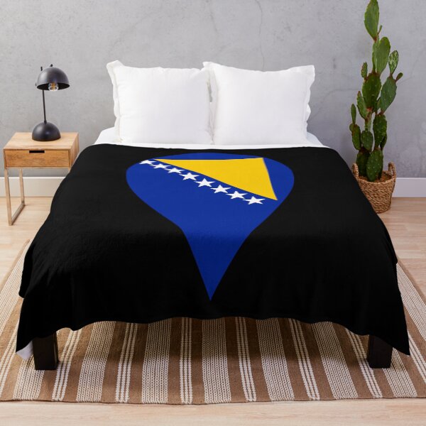 Item preview, Bosnia and Herzegovina Flag Location Pin Map Marker designed and sold by NTGUILTY.