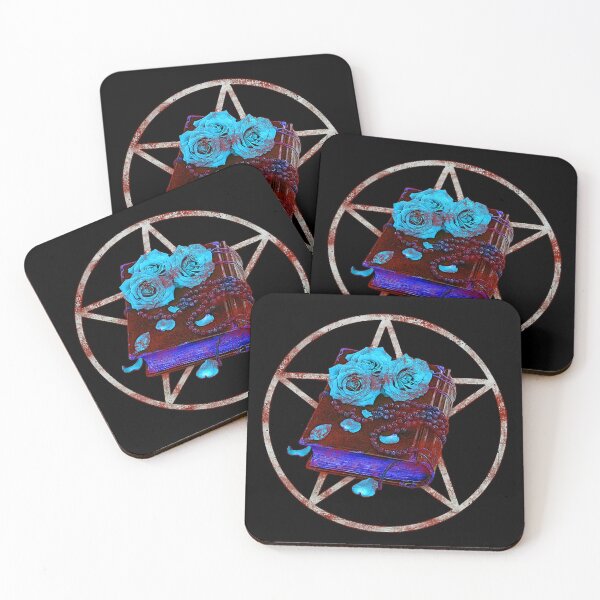 Item preview, Star pentagram with closed herbal book designed and sold by Kirei-Lily.