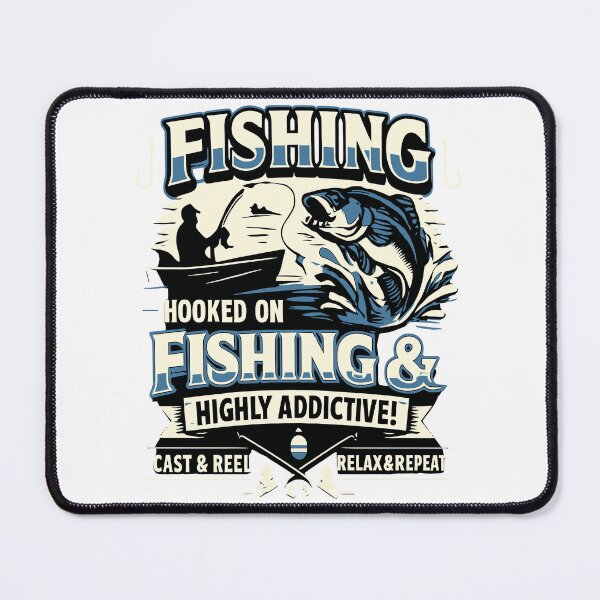 Item preview, Hooked On Fishing Highly Addictive Cast And Reel Bass Fishing designed and sold by Forhad-GFX.