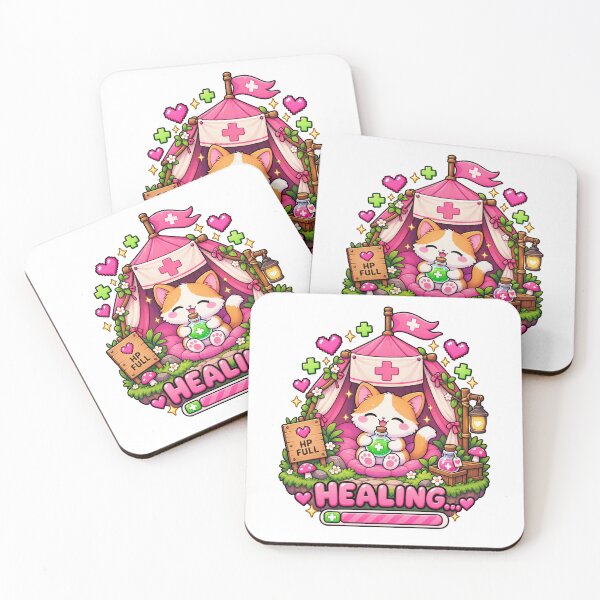 Item preview, Healing Cat – Cute RPG Potion Gamer designed and sold by JPCuteDesign.