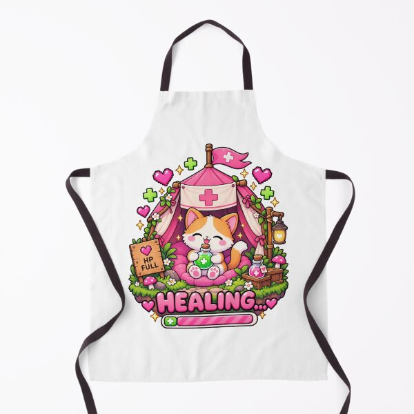 Item preview, Healing Cat – Cute RPG Potion Gamer designed and sold by JPCuteDesign.