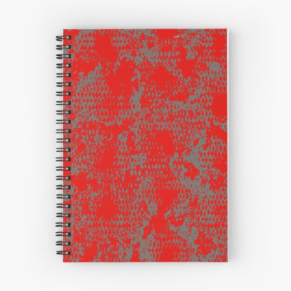 Item preview, Modern Distressed Python Print Pattern | Red & Gray designed and sold by Frohyou.