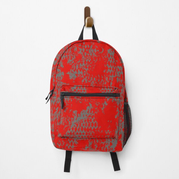 Item preview, Modern Distressed Python Print Pattern | Red & Gray designed and sold by Frohyou.