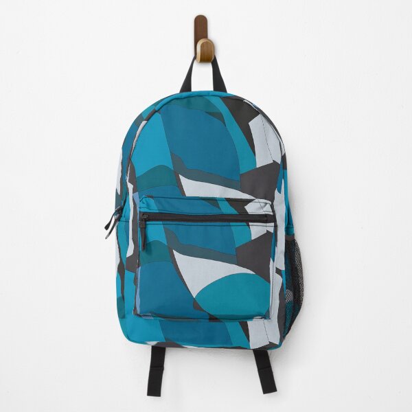 Item preview, Blue Teal Mid Century Abstract Pattern designed and sold by Aniko Tulipan.