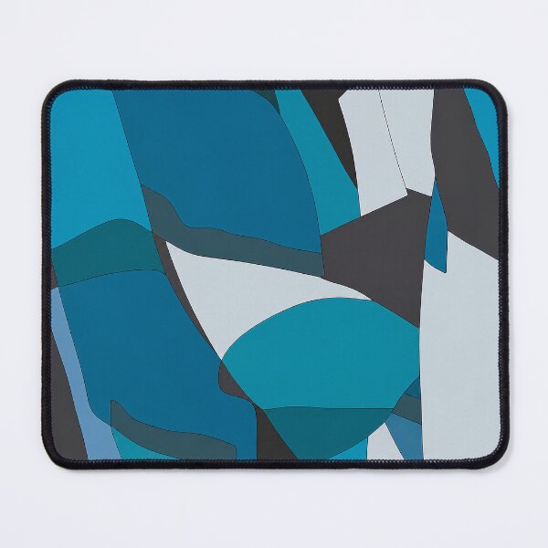 Item preview, Blue Teal Mid Century Abstract Pattern designed and sold by Aniko Tulipan.