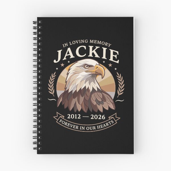 Item preview, In Loving Memory Jackie 2012-2026 Bald Eagle Memorial Tribute designed and sold by ostenlee.