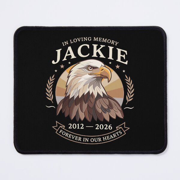 Item preview, In Loving Memory Jackie 2012-2026 Bald Eagle Memorial Tribute designed and sold by ostenlee.