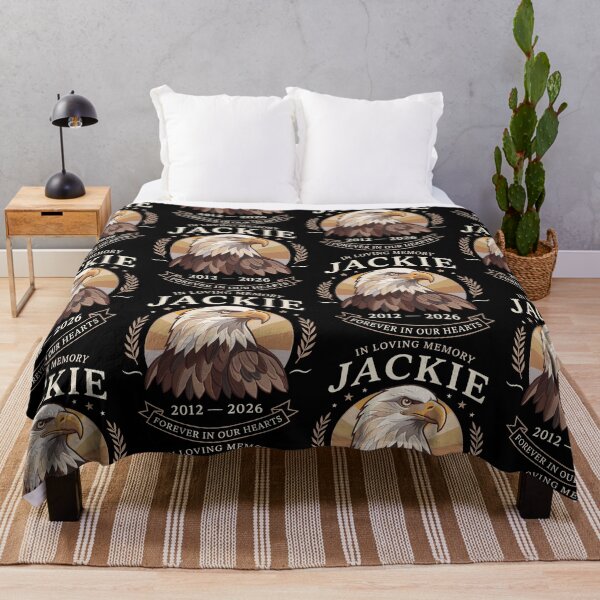 Item preview, In Loving Memory Jackie 2012-2026 Bald Eagle Memorial Tribute designed and sold by ostenlee.