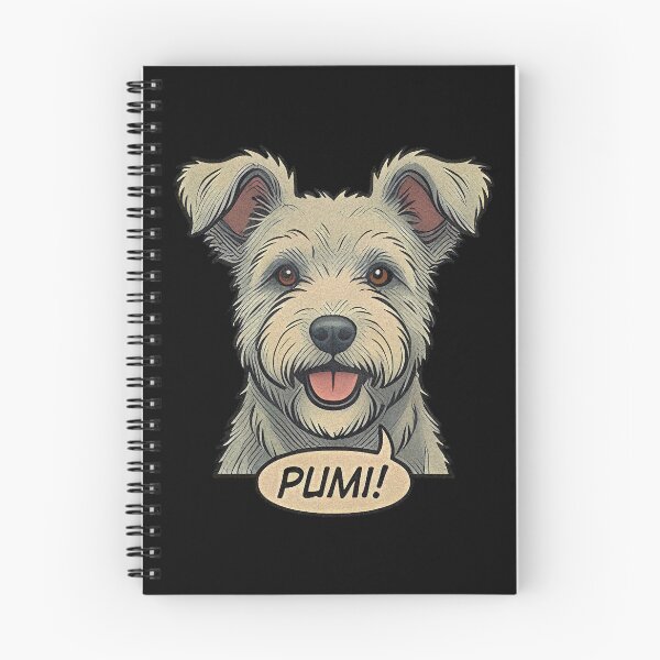 Item preview, Pumi Retro Vintage Comic Art – Cute Hungarian Sheepdog designed and sold by Pfotenfaden.