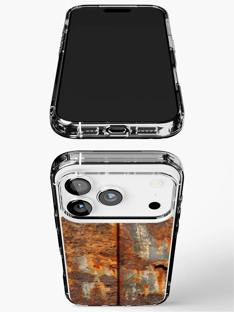 Thumbnail 3 of 5, iPhone Case, Metal Rust designed and sold by Surprised Hen.