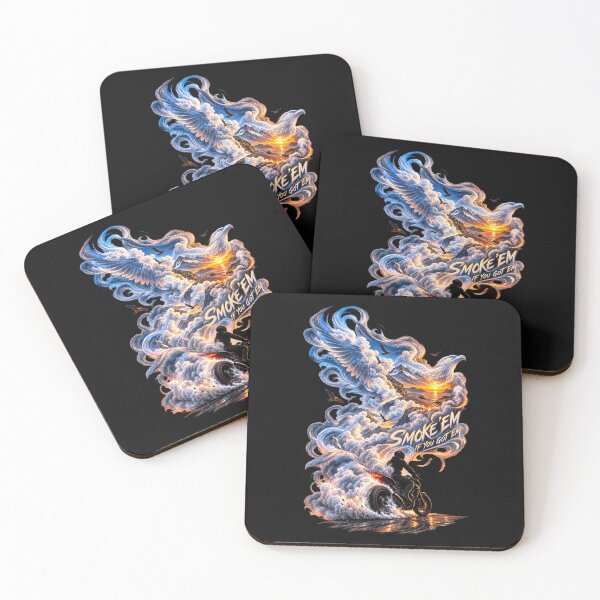Item preview, Smoke ’Em If You Got ’Em – Motorcycle Freedom Burnout designed and sold by KissMy6 Industries.