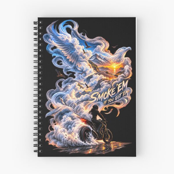 Item preview, Smoke ’Em If You Got ’Em – Motorcycle Freedom Burnout designed and sold by KissMy6 Industries.