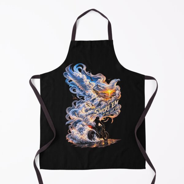 Item preview, Smoke ’Em If You Got ’Em – Motorcycle Freedom Burnout designed and sold by KissMy6 Industries.