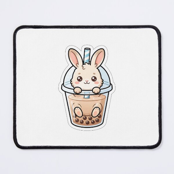 Item preview, Boba Milk Tea Bunny - Cute Drink Animal Sticker designed and sold by SimpleP.