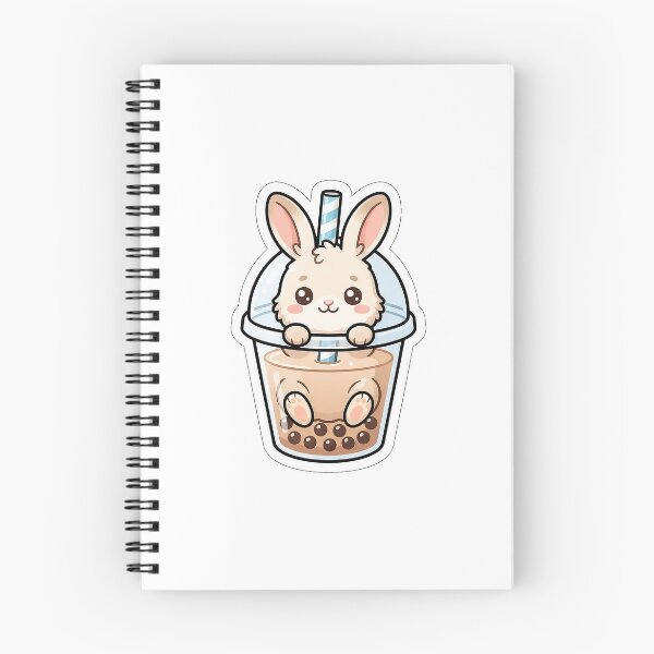 Item preview, Boba Milk Tea Bunny - Cute Drink Animal Sticker designed and sold by SimpleP.