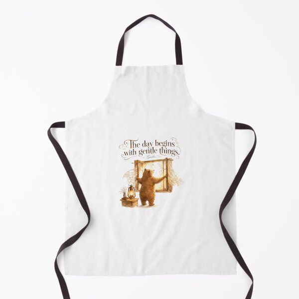 Item preview, The Day Begins With Gentle Things Vintage Bear Cozy Morning designed and sold by AQUILAKREO.