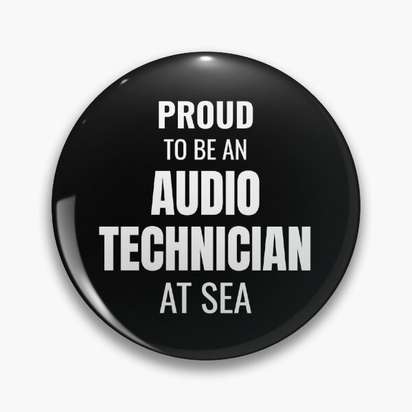 Item preview, Proud to be an Audio Technician at Sea (White) designed and sold by ShipCrewNation.