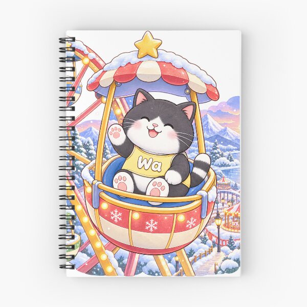 Item preview, Wa Winter Wonderland Ferris Wheel Cat designed and sold by Wawa5656.