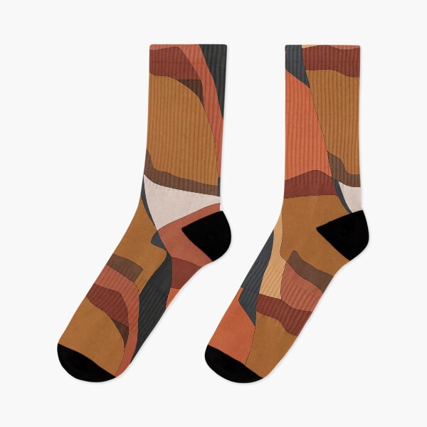 Item preview, Terracotta Mid Century Abstract Pattern designed and sold by Aniko Tulipan.
