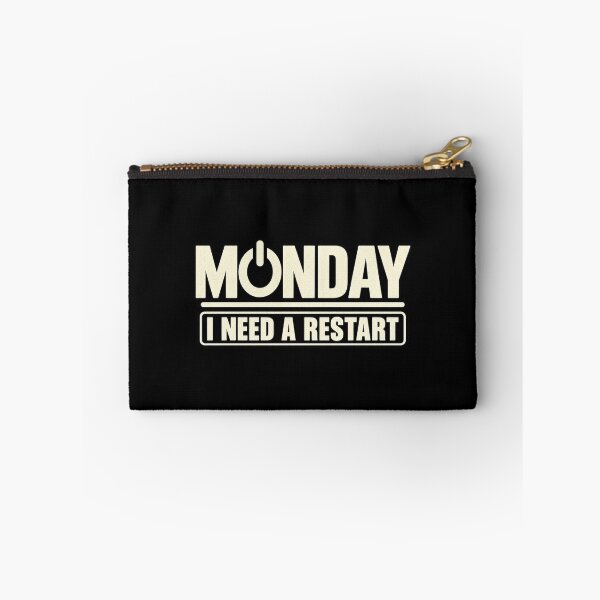 Item preview, Monday I Need A Restart Funny Work Burnout Tech Humor designed and sold by KerOo1.