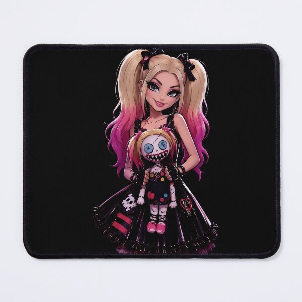 Item preview, Creepy Cute Gothic Doll Dark Kawaii designed and sold by PrintopiaHaven.
