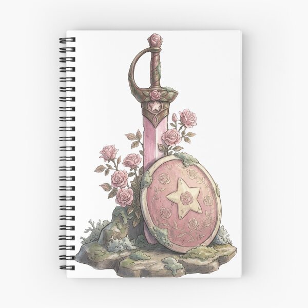 Item preview, Rose Quartz's Legacy: Lost Sword and Shield (Steven Universe Nostalgia Art) designed and sold by 0Zetgest.