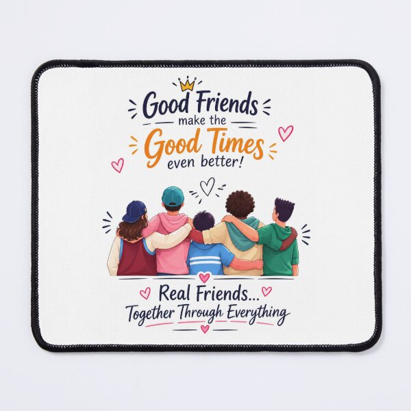 Item preview, Good Friends Make Good Times Better – Friendship Quote designed and sold by itxelaraStudio.