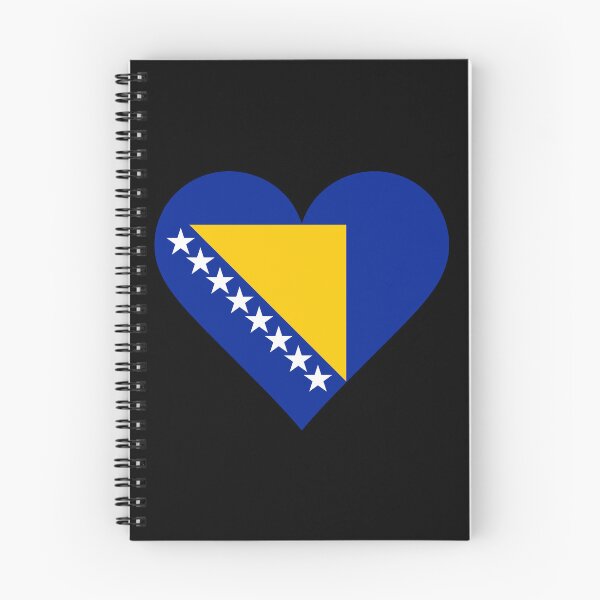 Item preview, Bosnia and Herzegovina Heart Flag Graphic designed and sold by NTGUILTY.