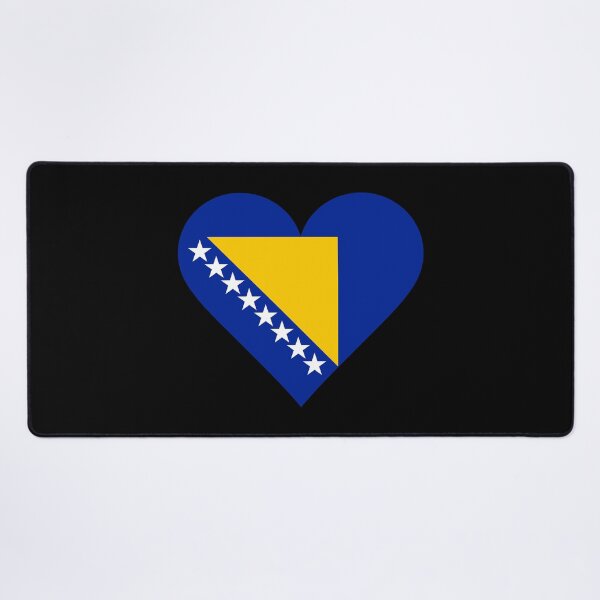 Item preview, Bosnia and Herzegovina Heart Flag Graphic designed and sold by NTGUILTY.
