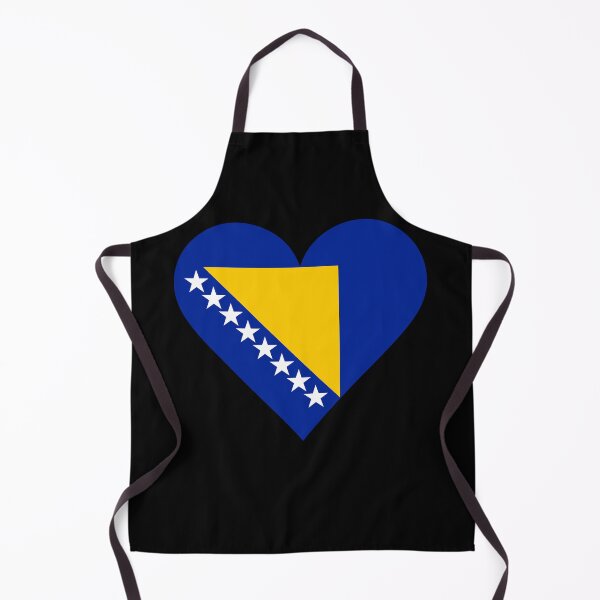 Item preview, Bosnia and Herzegovina Heart Flag Graphic designed and sold by NTGUILTY.