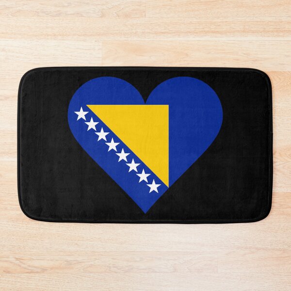 Item preview, Bosnia and Herzegovina Heart Flag Graphic designed and sold by NTGUILTY.