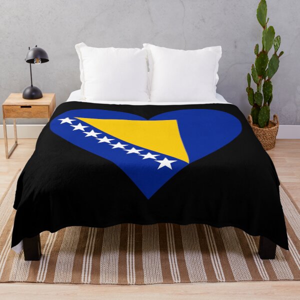 Item preview, Bosnia and Herzegovina Heart Flag Graphic designed and sold by NTGUILTY.