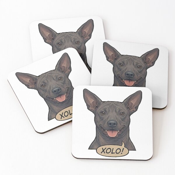 Item preview, Xolo Retro Vintage Comic Art – Cute Aztec Xoloitzcuintli designed and sold by Pfotenfaden.